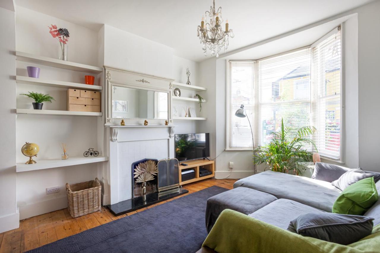 King Bd, Spacious 4Bd Victorian In Hove, 5 Mins From Beach! Villa Luaran gambar